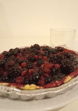 Una foto de Tarta de Frutos Rojos 🍒💕🍓🍇🍰