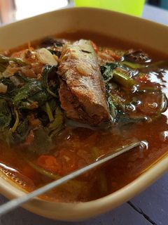Foto resep Kangkung kuah sarden pedas