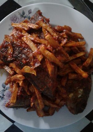 Foto resep Nila Balado Bumbu Terasi with Potato