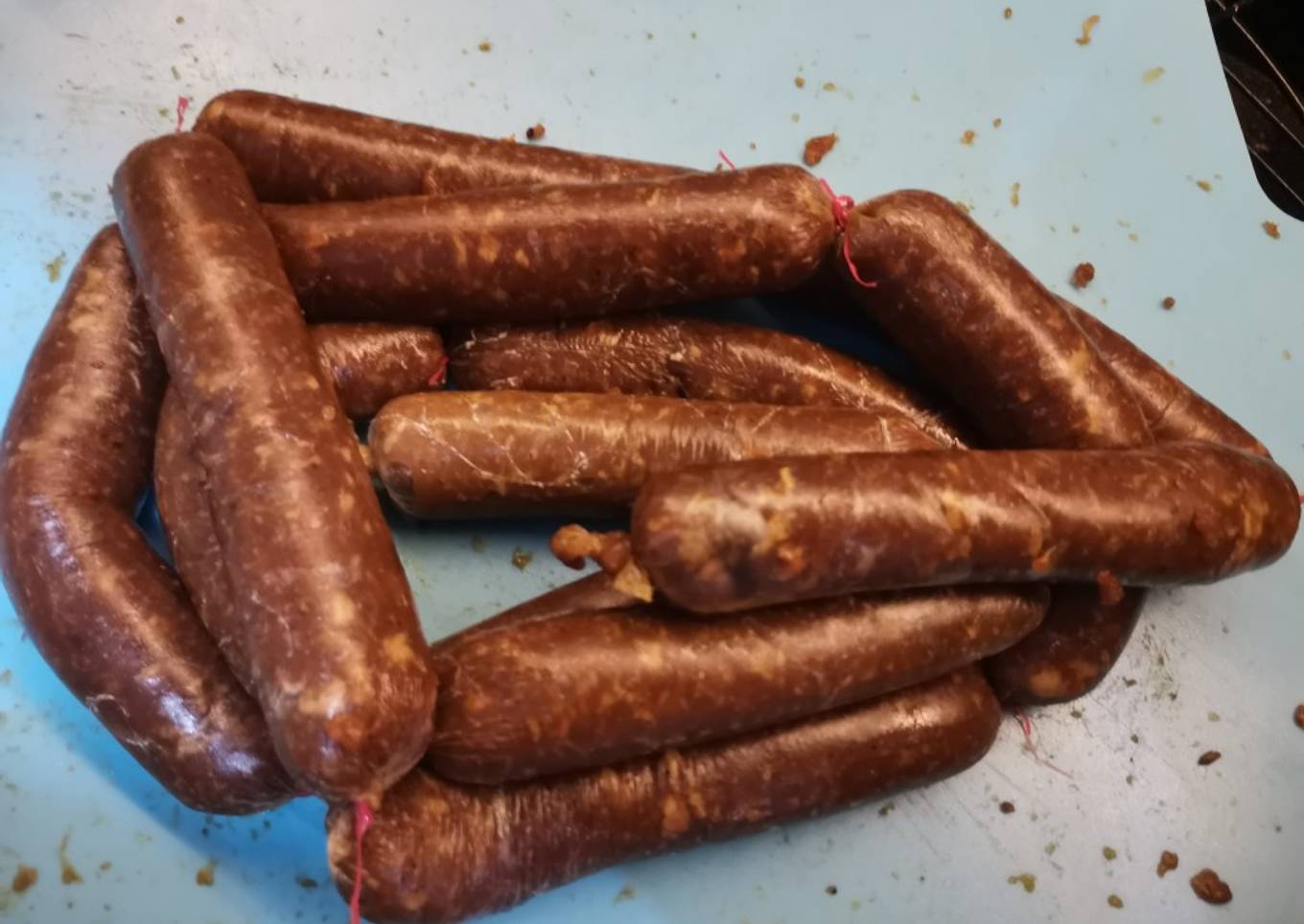 Sosis Babi rumahan ala2 (bukan Lapjiong/ lapchiong)