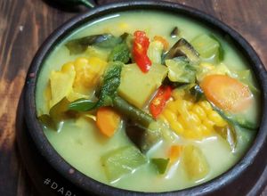 Foto resep SAYUR LODEH KUNING fiber creme bumbu iris