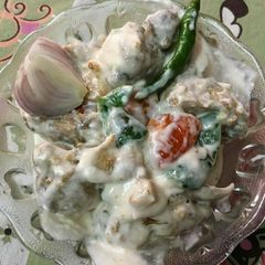 A picture of Malai chaap.