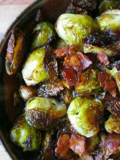 A picture of Roasted Brussel Sprouts.