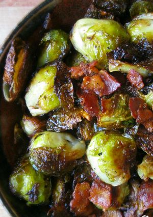 A picture of Roasted Brussel Sprouts.