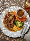 Pan-Seared Tofu with Brown Sauce