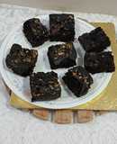 Oats and banana brownie