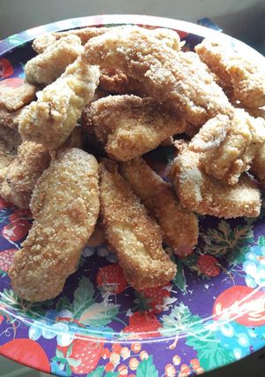 Una foto de Chicharrón de pollo peruano 😋