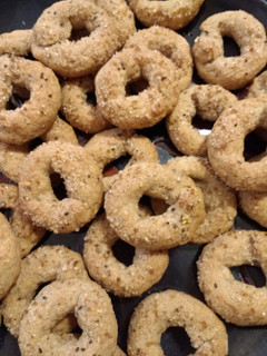 Una foto de Rosquillas de vino y semillas