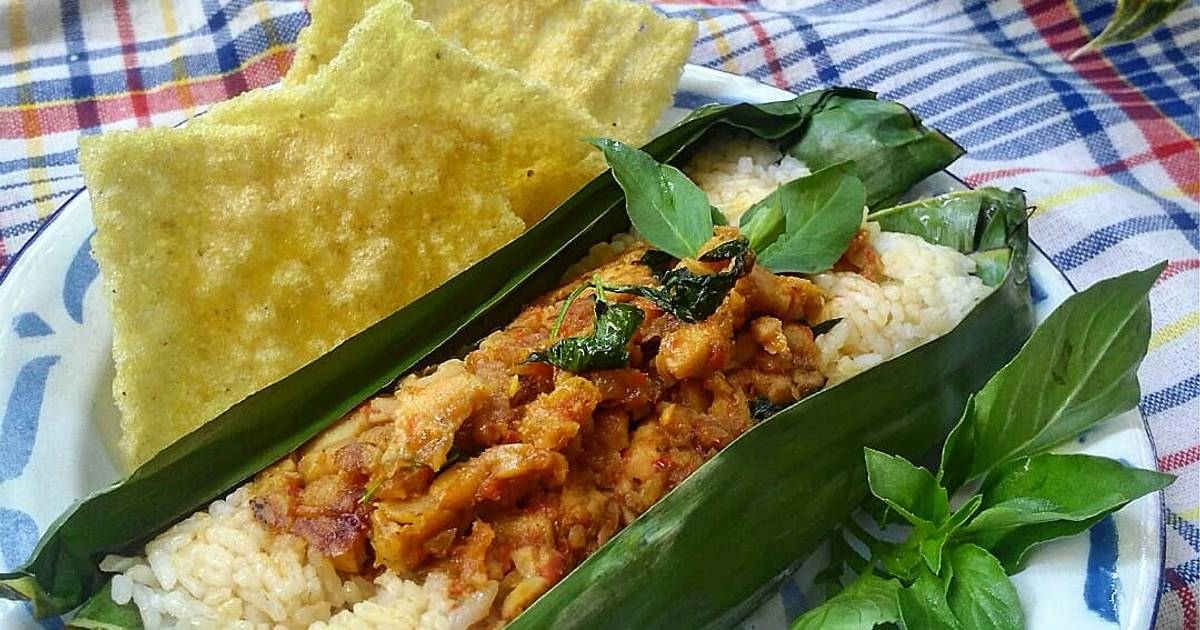 Resep Nasi Bakar Tempe Kemangi Oleh Arina Pramudita Cookpad