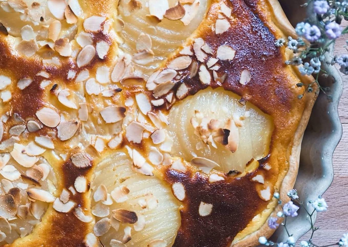 Tarte poires ricotta