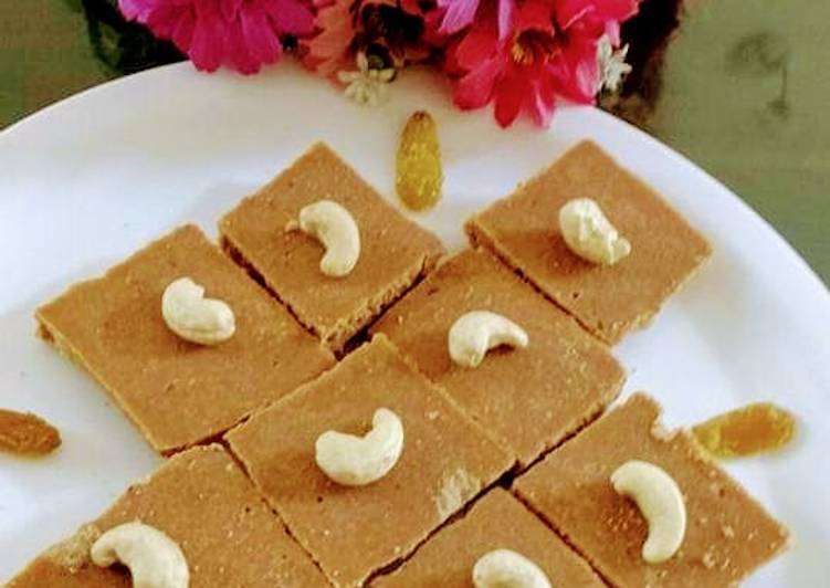 Besan (Gram flour) Burfi