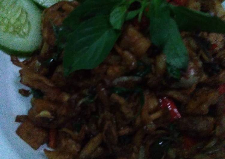 Ayam Suwir Tempe