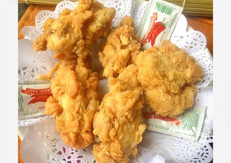 Cara Gampang Menyiapkan 137. Fried Chicken versi I yang Enak Banget