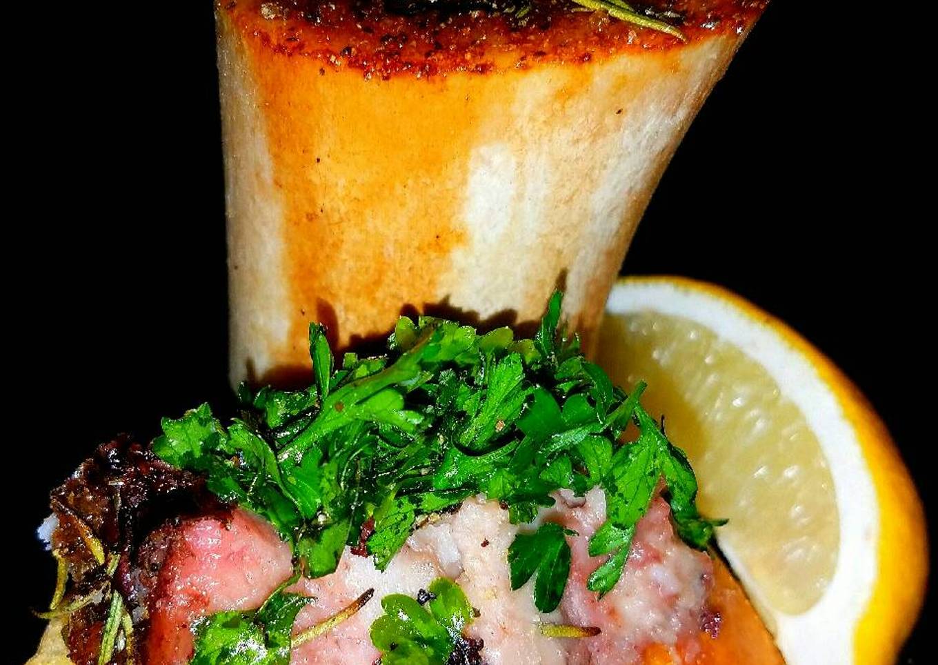 Mike's Beef Bone Marrow Appetizer