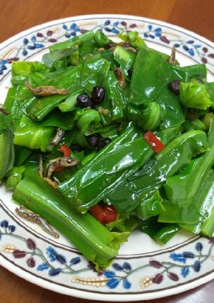 Foto resep Tumis daun pakis teri