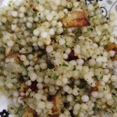 Sabudana ki khichdi A picture of Sabudana ki khichdi.