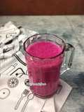 Smoothies Buah Naga, Pisang dan Oatmeal
