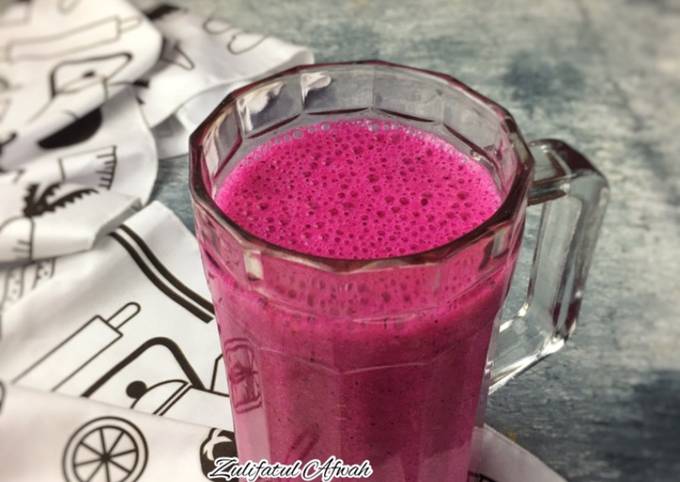 Resep Smoothies Buah Naga, Pisang Dan Oatmeal Oleh Zulifatul Afwah ...