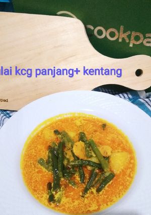 Foto resep Gulai kacang panjang +kentang