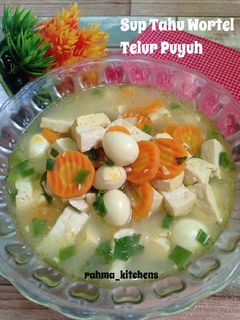 Foto resep Sup Tahu Wortel Telur Puyuh