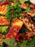 Chilli Halloumi and Tuna Salad