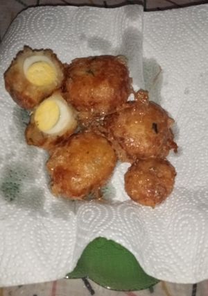 Foto resep Perkedel isi Telur Puyuh