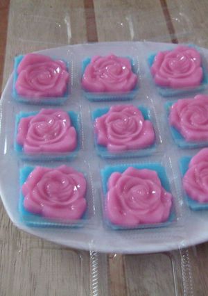Foto resep PUDING BUNGA SIMPLE