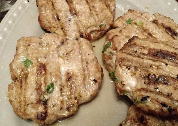 Simple Way to Prepare Homemade Monterey Jack Turkey Burgers