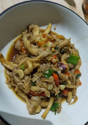 Foto resep Tumis jamur tiram pedas