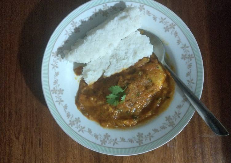 Fish fillet curry