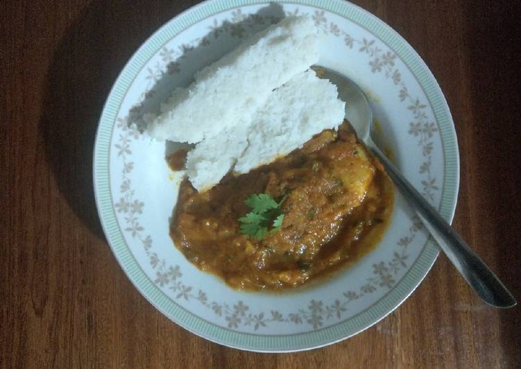 Tasty And Delicious of Fish fillet curry