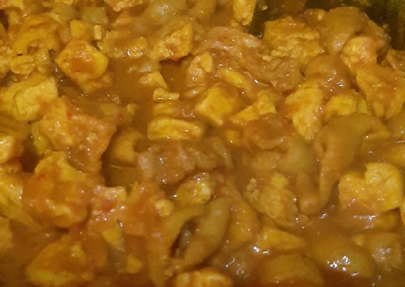 Rica rica Tahu kulit Ayam