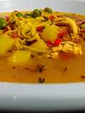 MINESTRONE🍲De Pollo y Guisantes...!