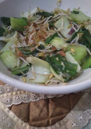 Foto resep Oseng pokcoy toge simpel