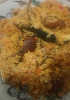 A picture of Delicious Naija Traditional Jollof Rice.
