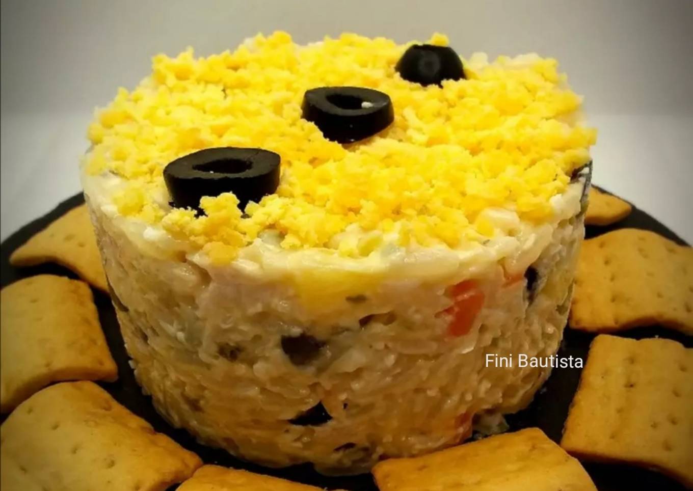 Ensaladilla de arroz y pollo