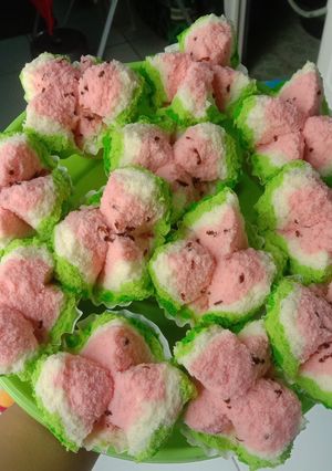 Foto resep Bolu kukus susu semangka 🍉