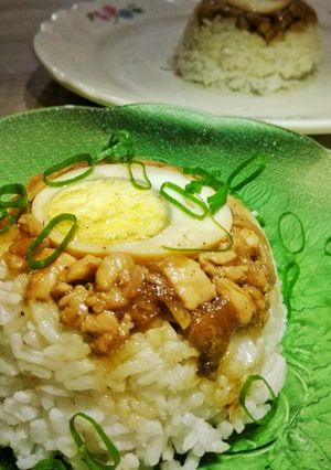 Foto resep Nasi Tim Ayam (sisa semur)
