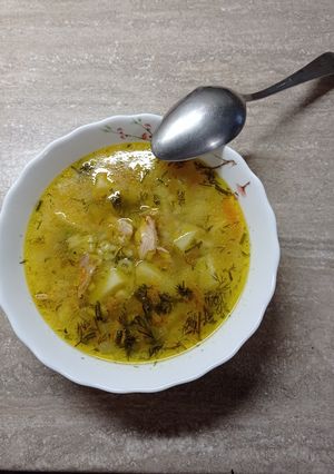 Фото Лёгкий супчик с буковками.