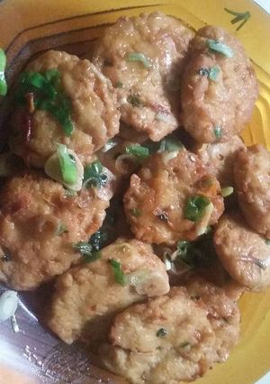 Foto resep Perkedel Tahu Saos Tiram