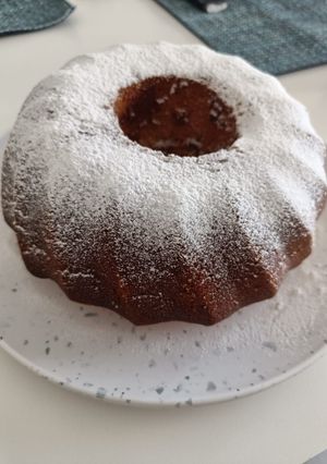 Una foto de Torta Vegana y Light de Naranja 🍊🧡