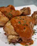 Muslos de pollo con tomate (Receta de conri)