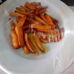 A picture of Buttered carrots.