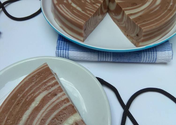 15. puding zebra santan #sayanganak #siapramadan