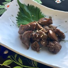 A picture of Japanese Soy Sweet Liver.