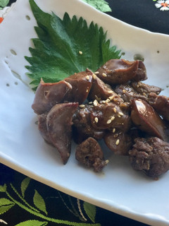 A picture of Japanese Soy Sweet Liver.