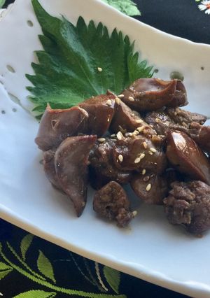 A picture of Japanese Soy Sweet Liver.