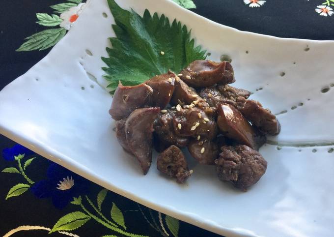 Recipe of Favorite Japanese Soy Sweet Liver