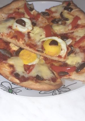 O poză a rețetei Pizza de post.