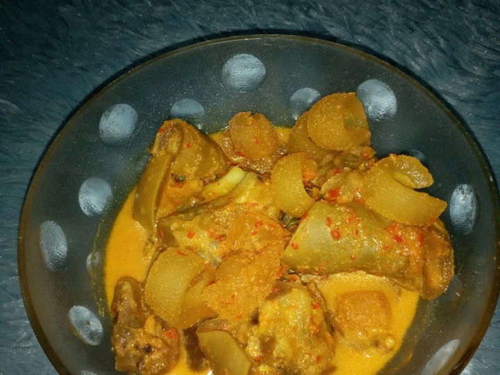 Langkah Gampang Membuat Resep Gulai Tunjang Kikil Padang Empuk Anti Ribet, Lezat Sekali